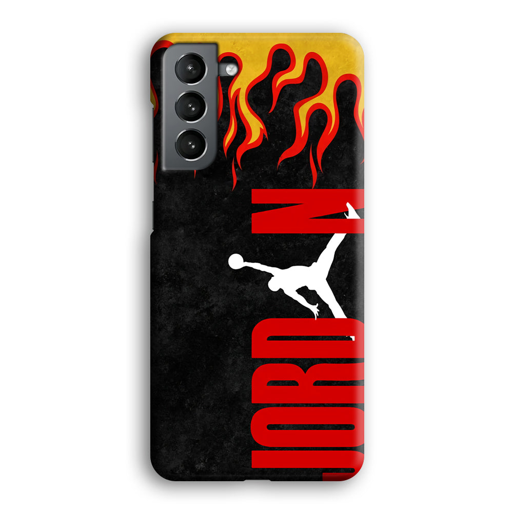 Air Jordan Flame Fire Samsung Galaxy S21 Plus Case