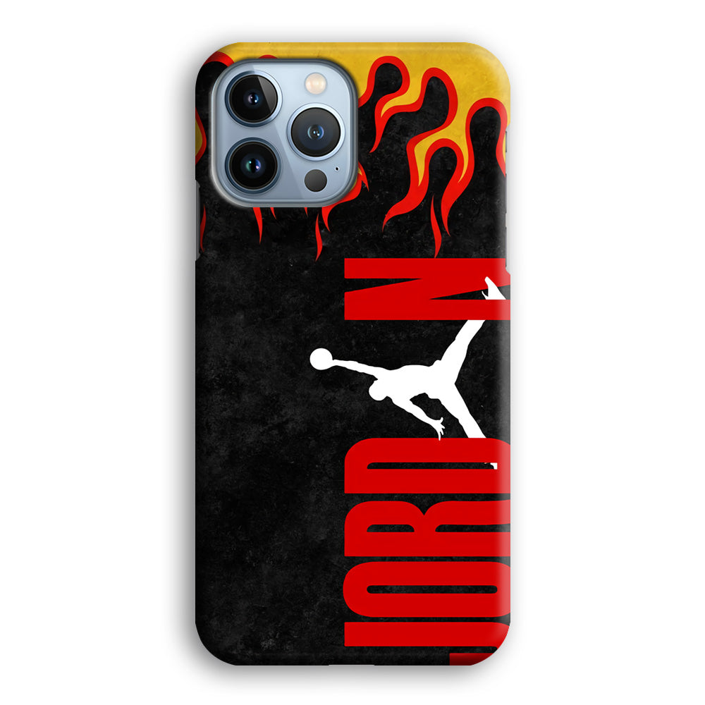 Air Jordan Flame Fire iPhone 13 Pro Max Case