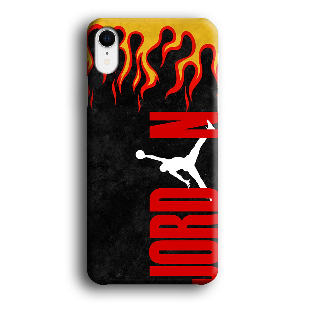 Air Jordan Flame Fire iPhone XR Case