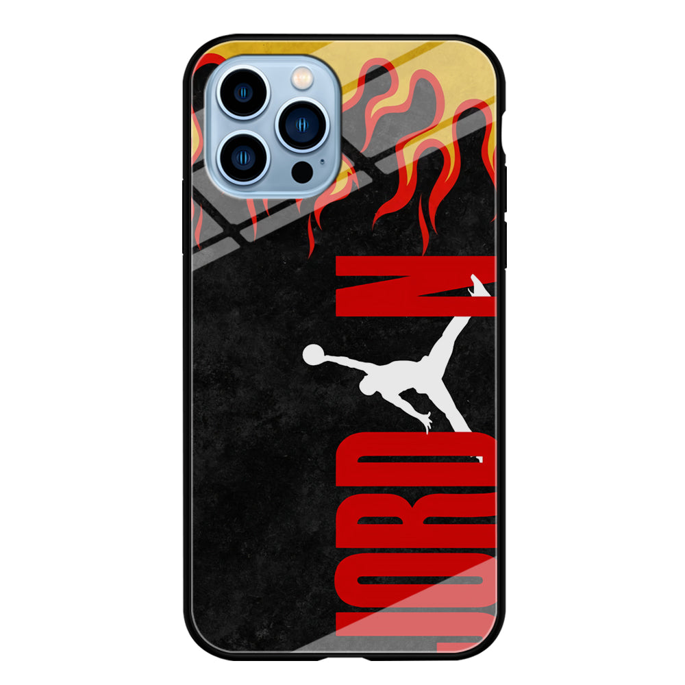 Air Jordan Flame Fire iPhone 13 Pro Max Case