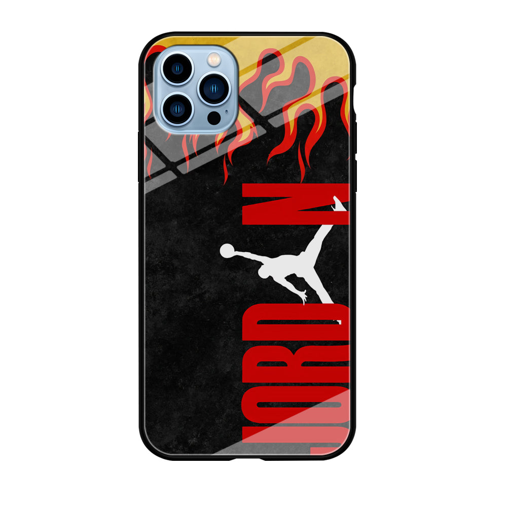 Air Jordan Flame Fire iPhone 12 Pro Case