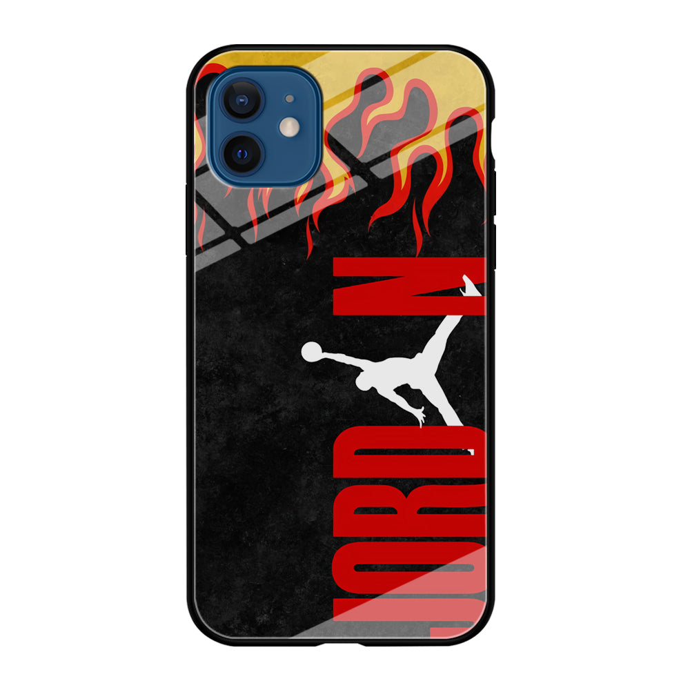 Air Jordan Flame Fire iPhone 12 Case