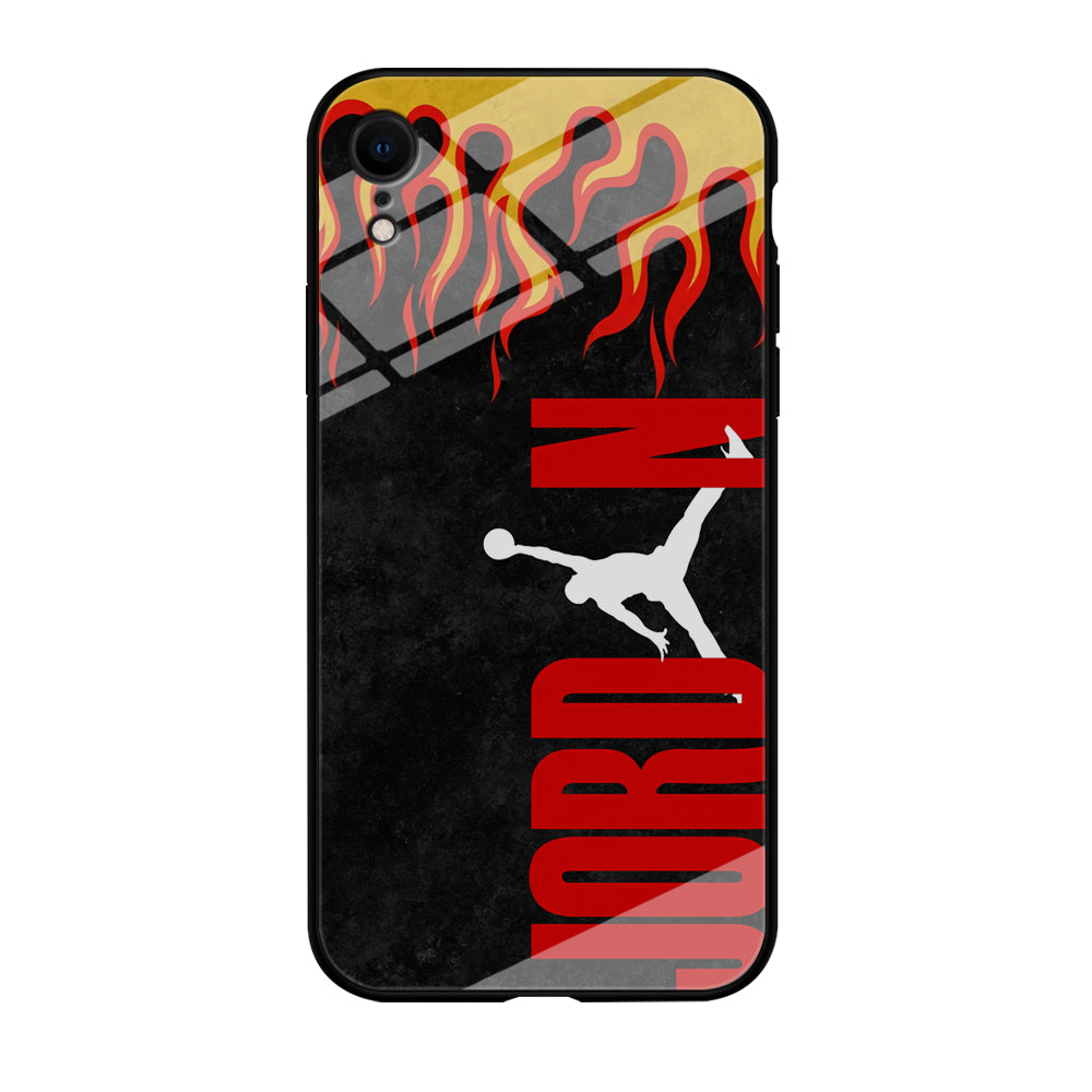 Air Jordan Flame Fire iPhone XR Case