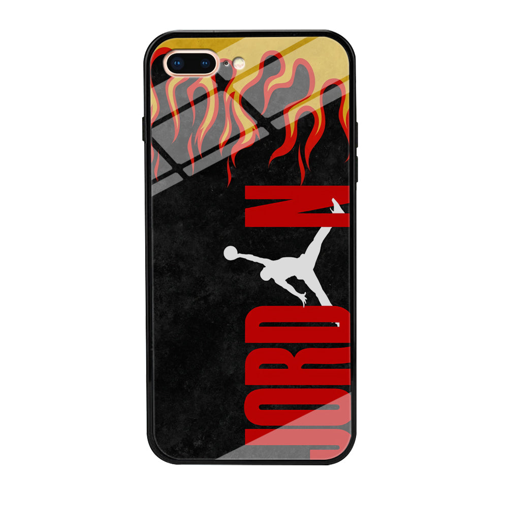 Air Jordan Flame Fire iPhone 8 Plus Case