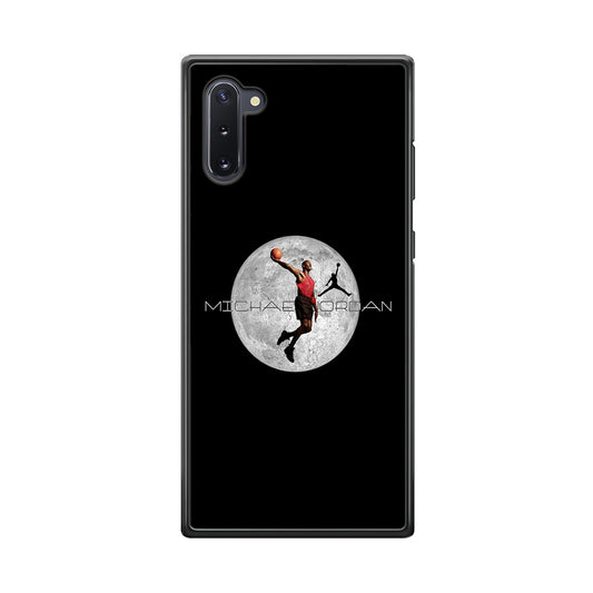 Air Jordan Flying On The Moon Samsung Galaxy Note 10 Case
