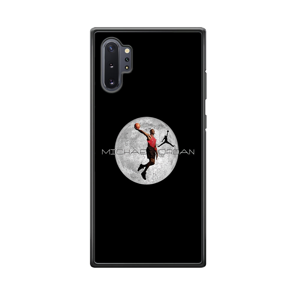 Air Jordan Flying On The Moon Samsung Galaxy Note 10 Plus Case