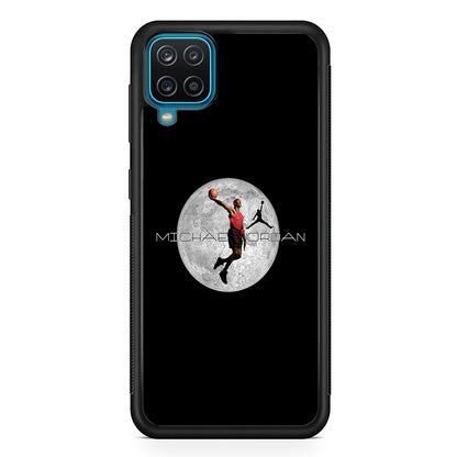 Air Jordan Flying On The Moon Samsung Galaxy A12 Case