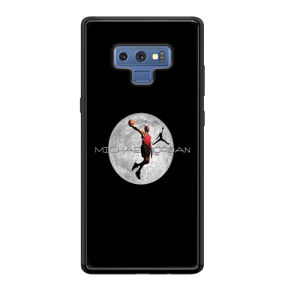 Air Jordan Flying On The Moon Samsung Galaxy Note 9 Case