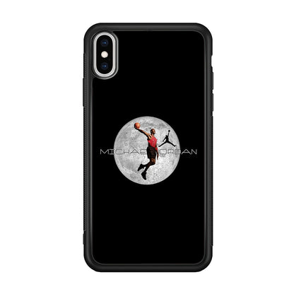Air Jordan Flying On The Moon iPhone XS Case