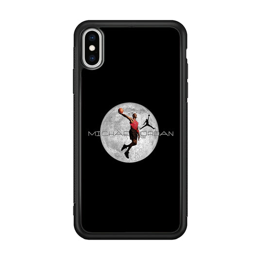 Air Jordan Flying On The Moon iPhone XS Case