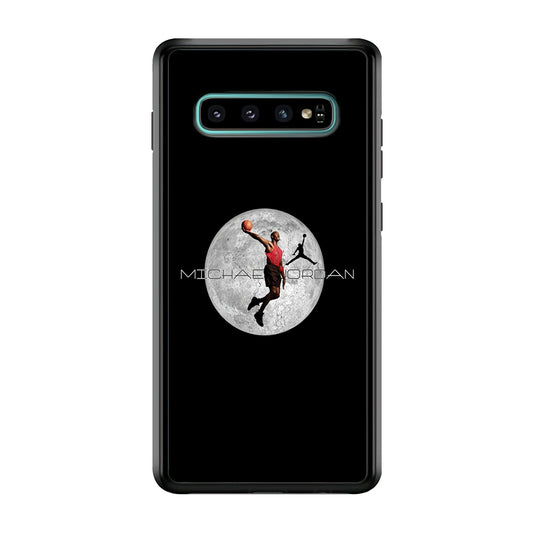 Air Jordan Flying On The Moon Samsung Galaxy S10 Plus Case
