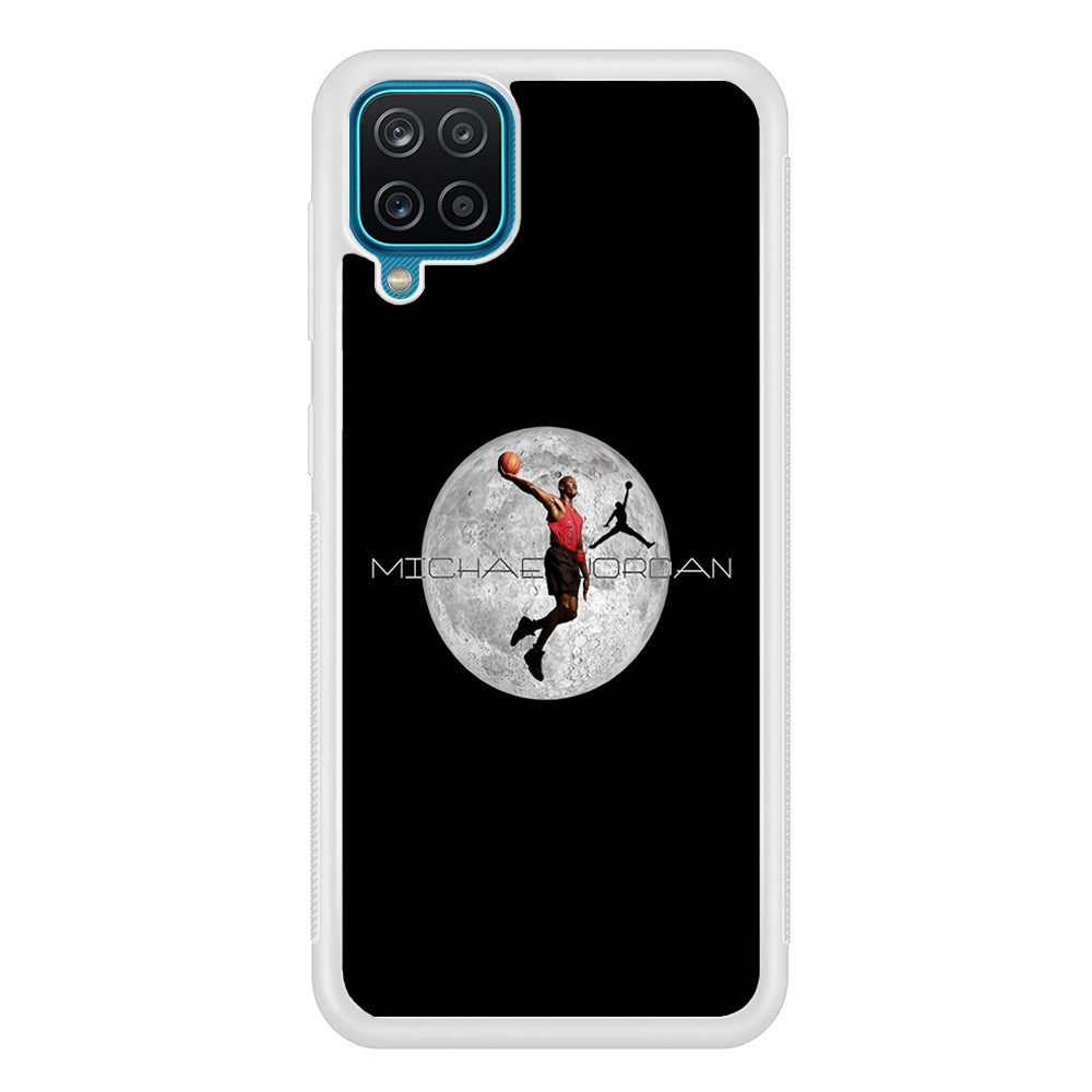 Air Jordan Flying On The Moon Samsung Galaxy A12 Case