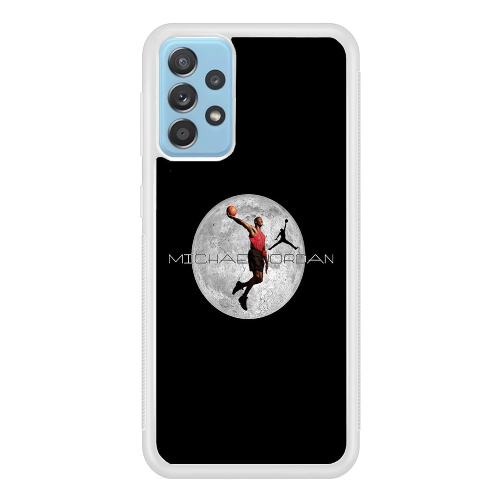 Air Jordan Flying On The Moon Samsung Galaxy A52 Case