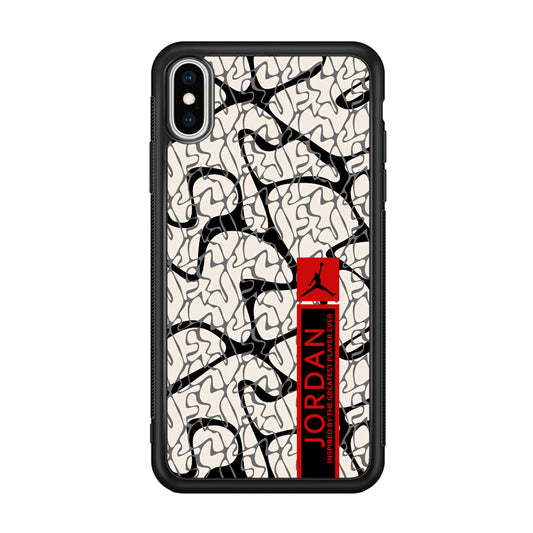 Air Jordan Inspired by Great Player iPhone XS Case