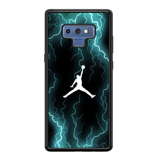 Air Jordan Lightning Pattern Samsung Galaxy Note 9 Case