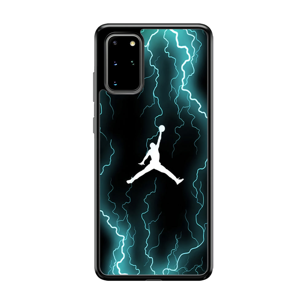 Air Jordan Lightning Pattern Samsung Galaxy S20 Plus Case