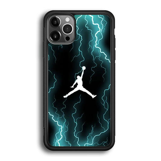 Air Jordan Lightning Pattern iPhone 12 Pro Case