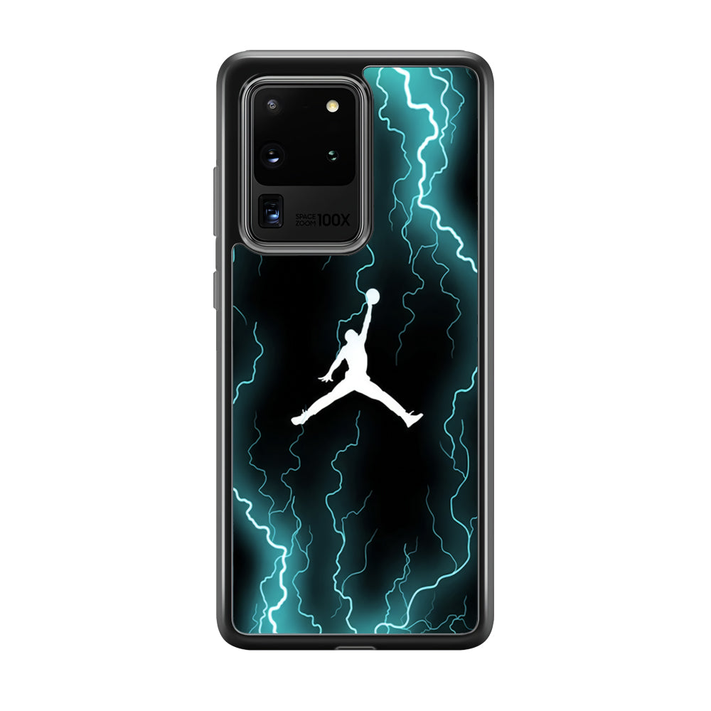 Air Jordan Lightning Pattern Samsung Galaxy S20 Ultra Case