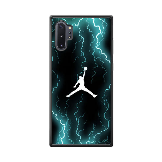 Air Jordan Lightning Pattern Samsung Galaxy Note 10 Plus Case