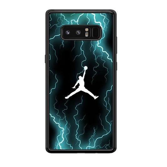 Air Jordan Lightning Pattern Samsung Galaxy Note 8 Case