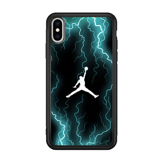 Air Jordan Lightning Pattern iPhone XS Case