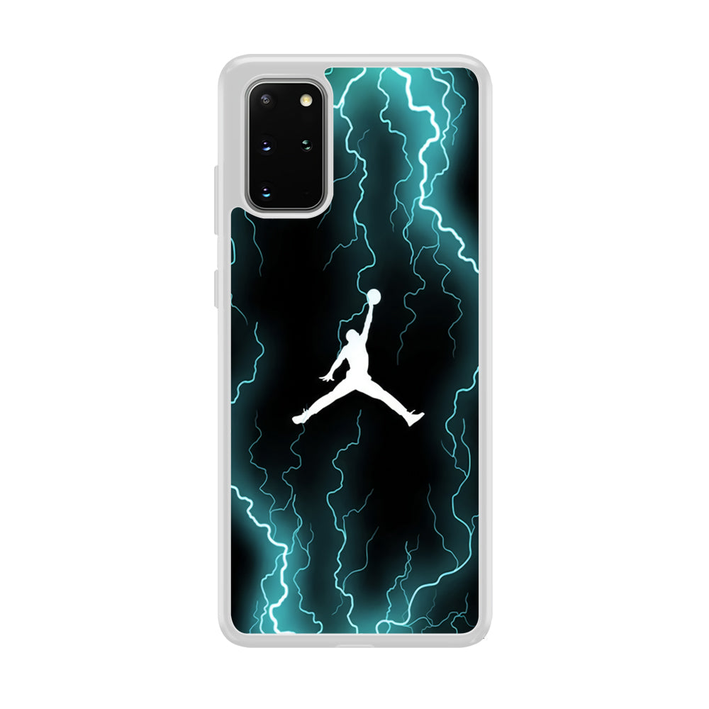 Air Jordan Lightning Pattern Samsung Galaxy S20 Plus Case