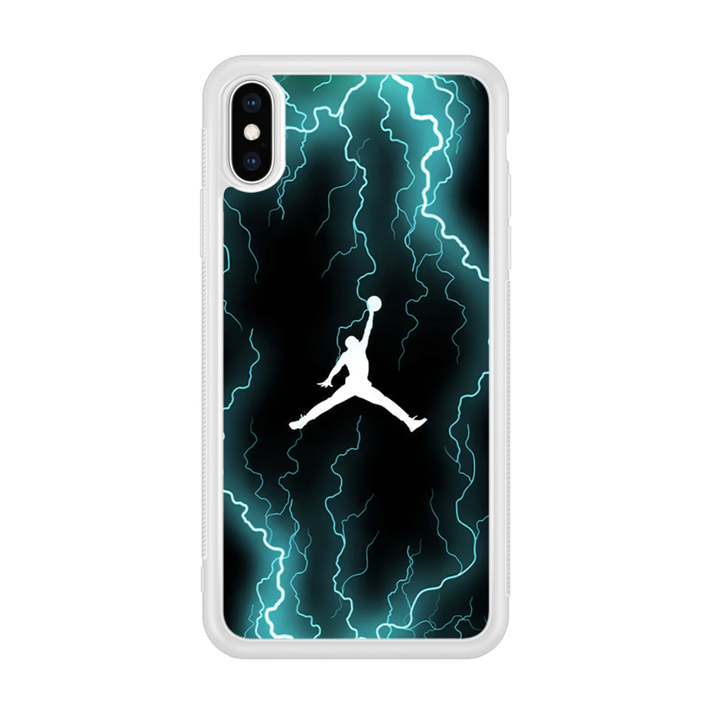 Air Jordan Lightning Pattern iPhone XS Case