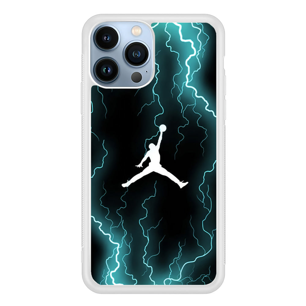 Air Jordan Lightning Pattern iPhone 13 Pro Max Case