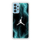 Air Jordan Lightning Pattern Samsung Galaxy A32 Case