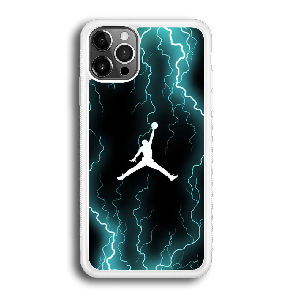 Air Jordan Lightning Pattern iPhone 12 Pro Case