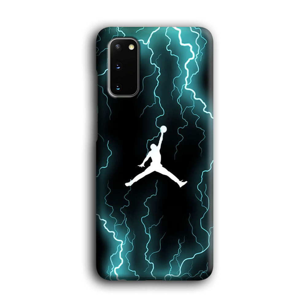 Air Jordan Lightning Pattern Samsung Galaxy S20 Case