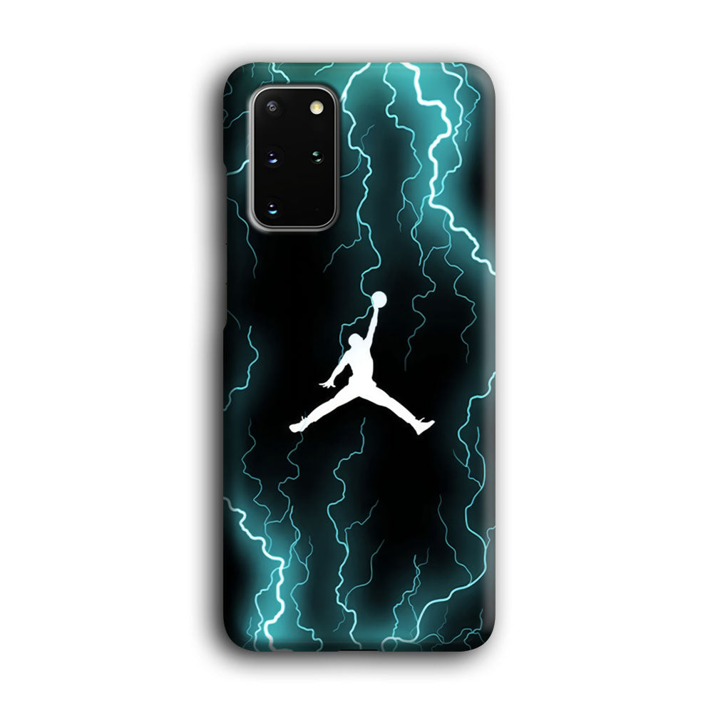 Air Jordan Lightning Pattern Samsung Galaxy S20 Plus Case