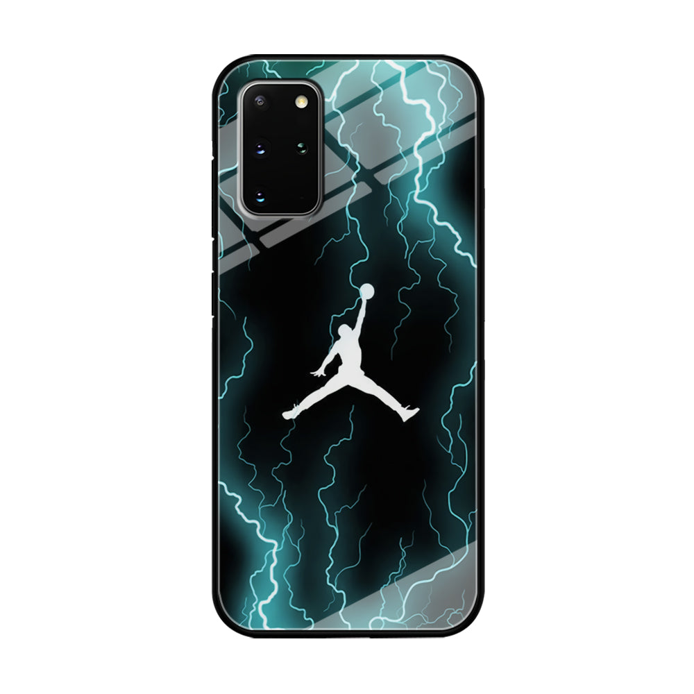 Air Jordan Lightning Pattern Samsung Galaxy S20 Plus Case