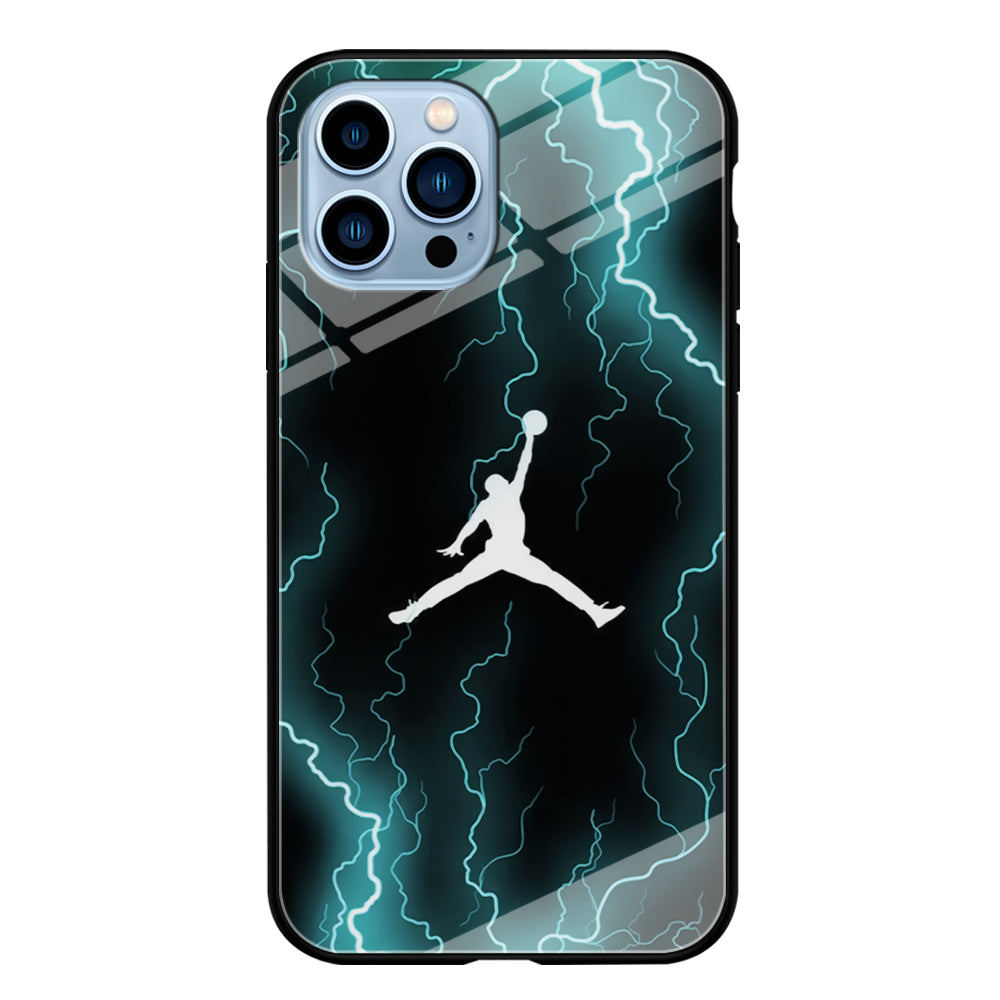 Air Jordan Lightning Pattern iPhone 13 Pro Max Case