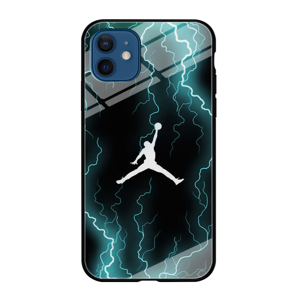 Air Jordan Lightning Pattern iPhone 12 Case