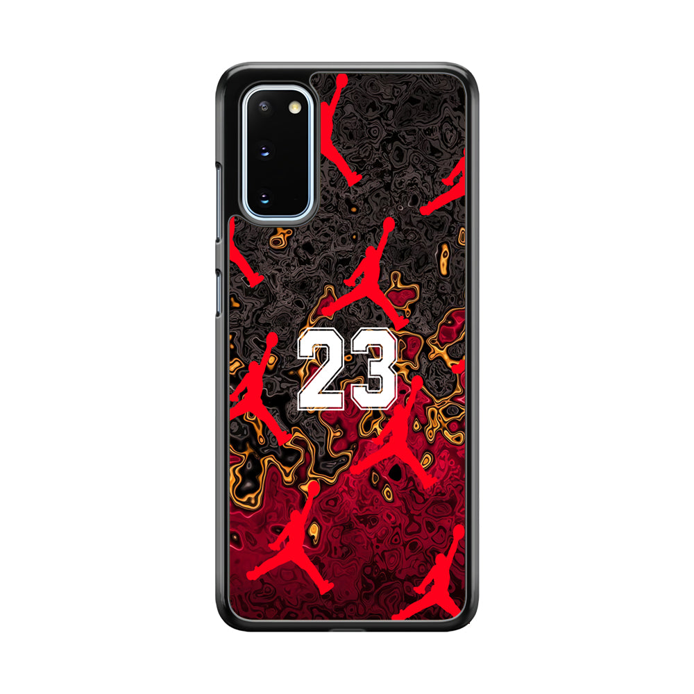 Air Jordan Marble Abstract Samsung Galaxy S20 Case