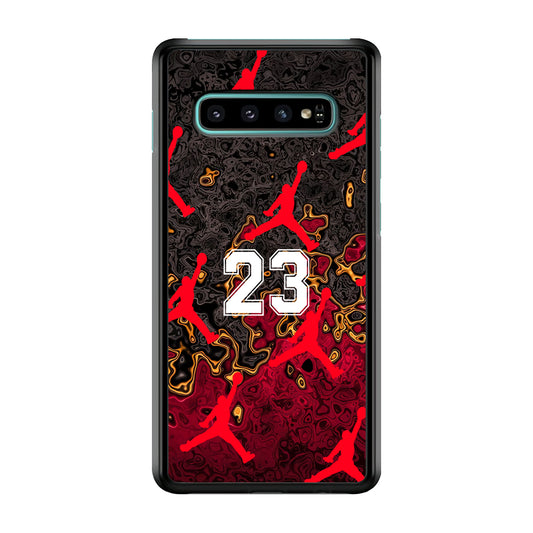 Air Jordan Marble Abstract Samsung Galaxy S10 Case