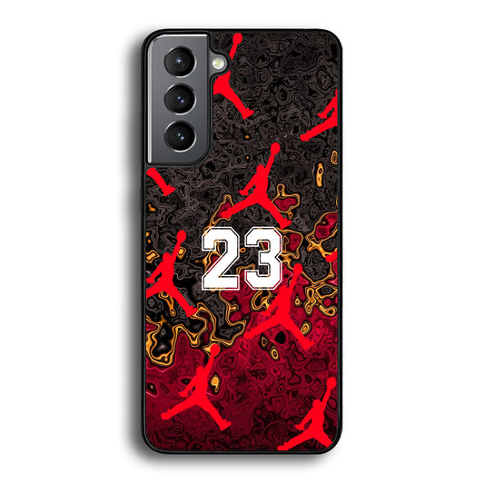 Air Jordan Marble Abstract Samsung Galaxy S21 Plus Case