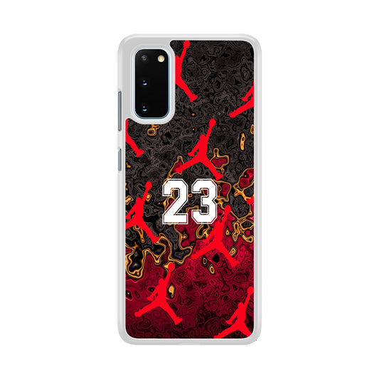 Air Jordan Marble Abstract Samsung Galaxy S20 Case