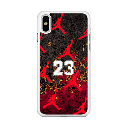 Air Jordan Marble Abstract iPhone X Case