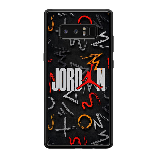 Air Jordan Mix Shape Samsung Galaxy Note 8 Case