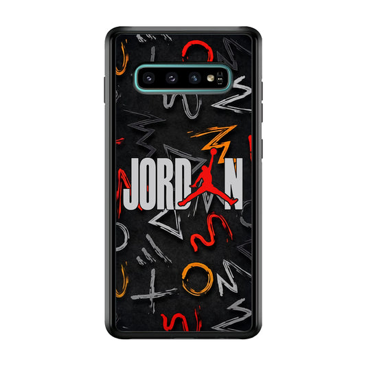 Air Jordan Mix Shape Samsung Galaxy S10 Plus Case