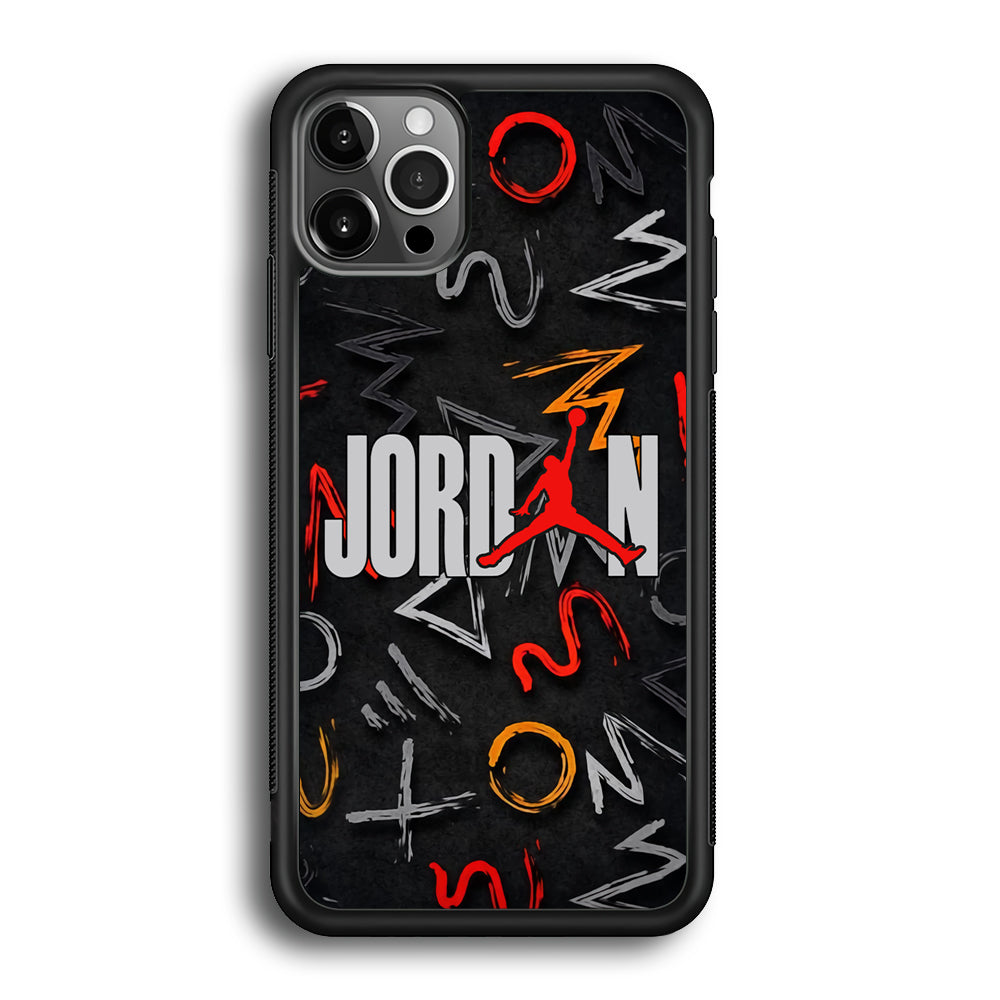 Air Jordan Mix Shape iPhone 12 Pro Case