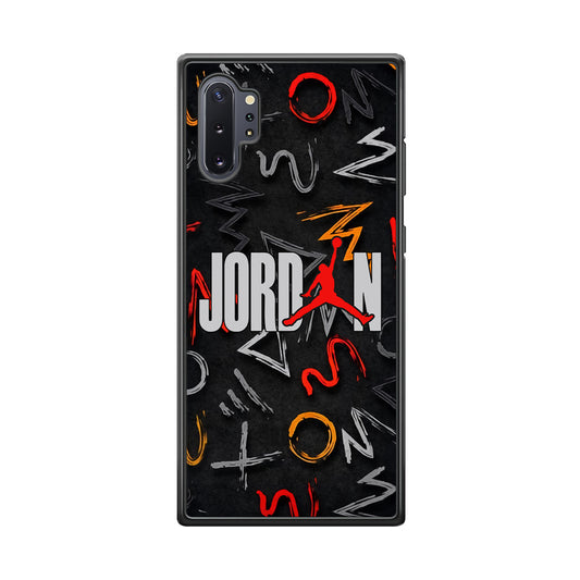 Air Jordan Mix Shape Samsung Galaxy Note 10 Plus Case