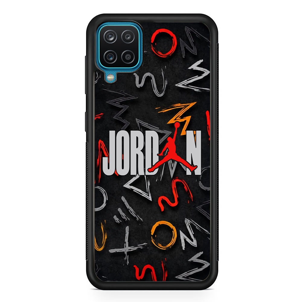 Air Jordan Mix Shape Samsung Galaxy A12 Case