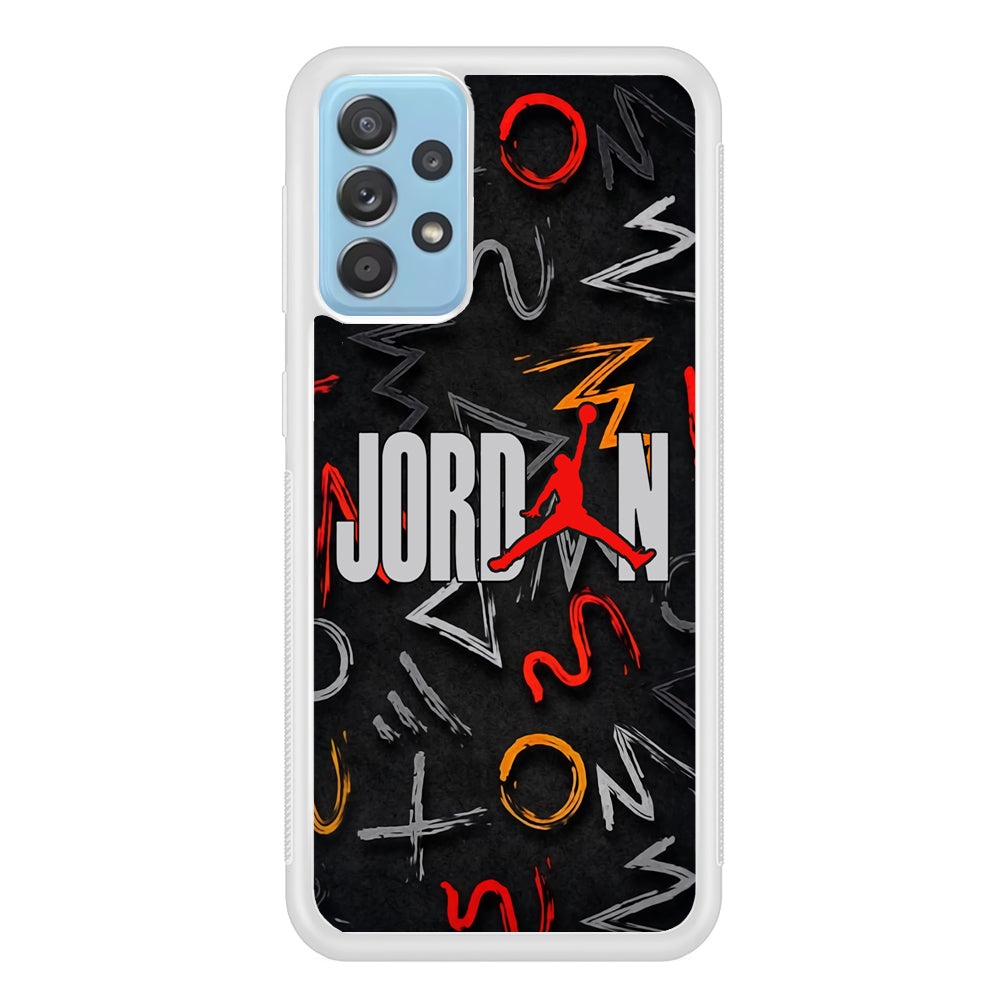 Air Jordan Mix Shape Samsung Galaxy A52 Case