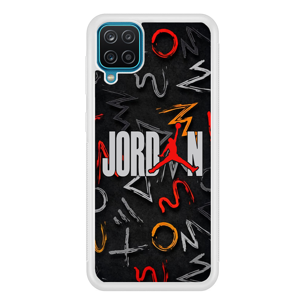 Air Jordan Mix Shape Samsung Galaxy A12 Case