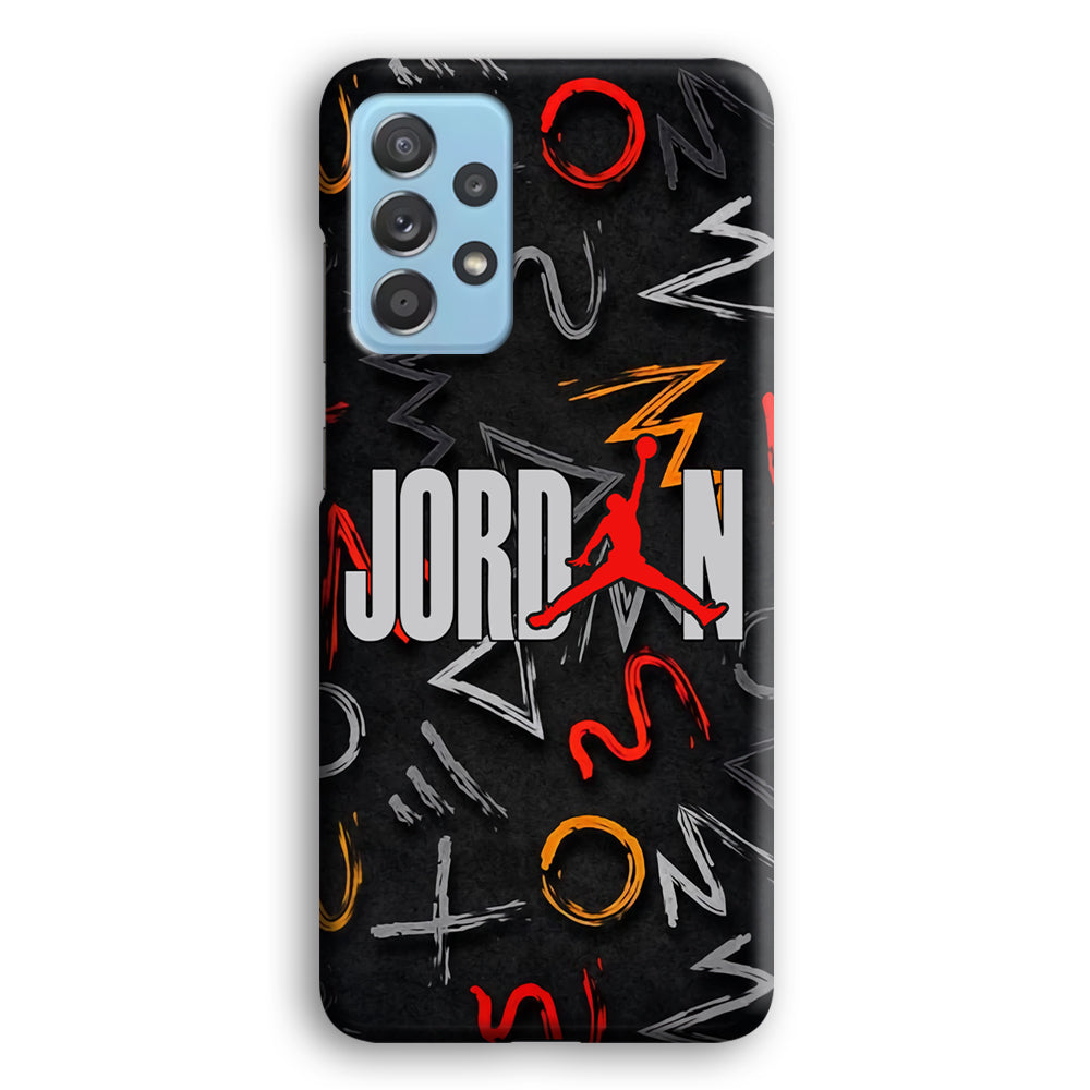 Air Jordan Mix Shape Samsung Galaxy A52 Case