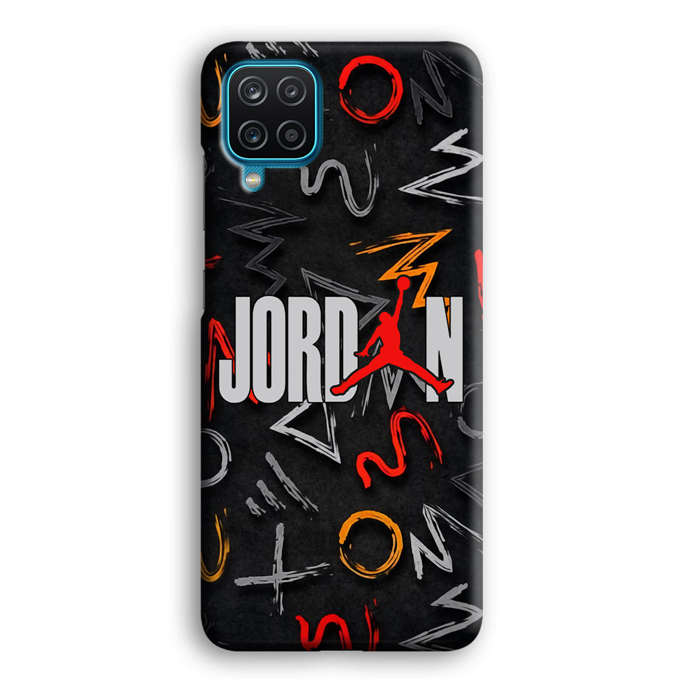 Air Jordan Mix Shape Samsung Galaxy A12 Case