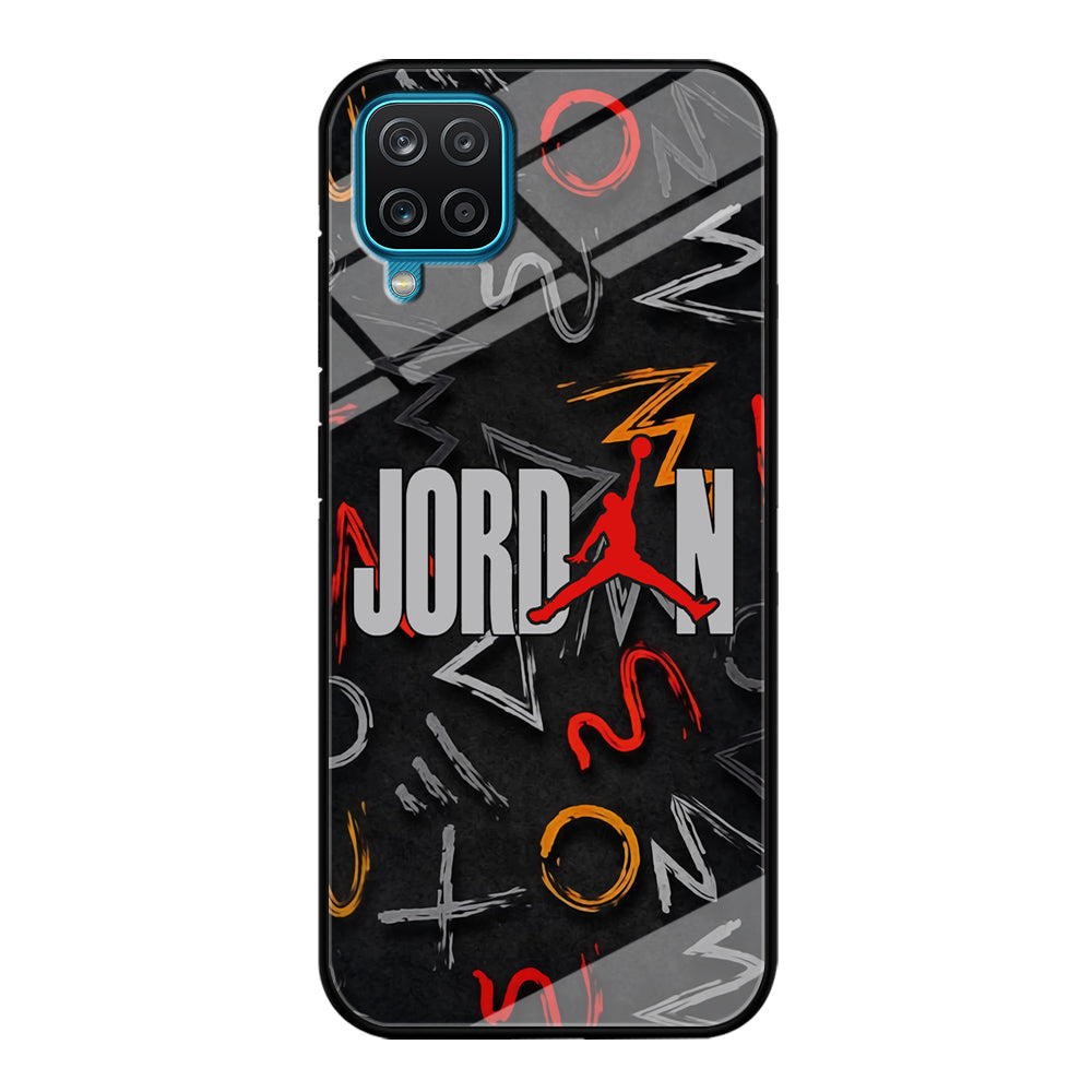 Air Jordan Mix Shape Samsung Galaxy A12 Case